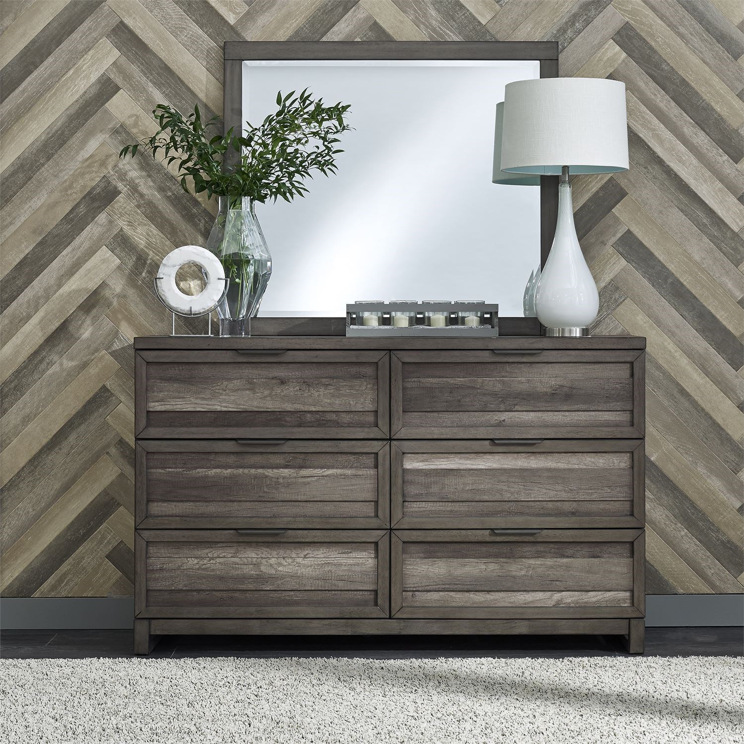 Ameriwood home hanover creek dresser mirror hot sale